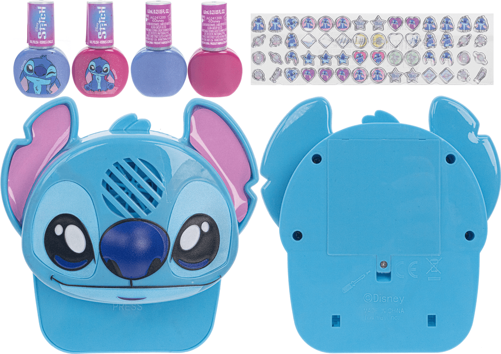 TownleyGirl - Disney Stitch Nail Set - Multicolor - 4 Pcs
