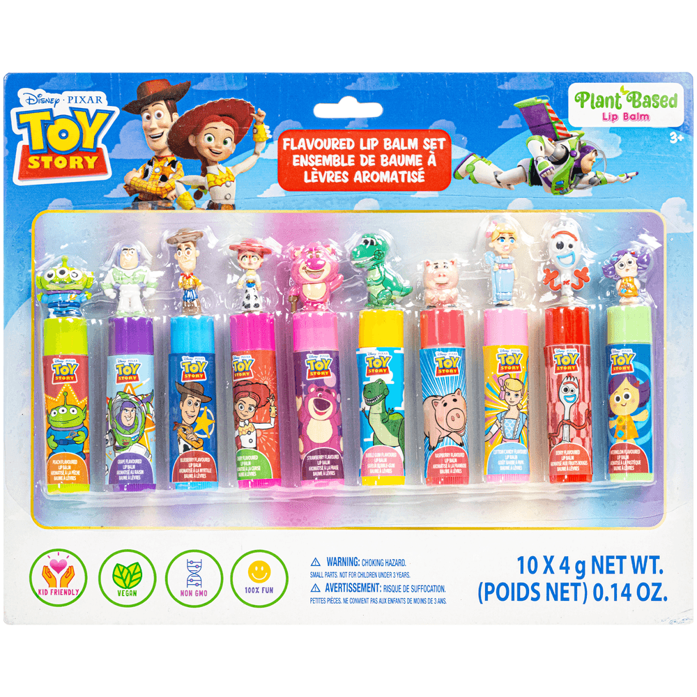 TownleyGirl - 10 Pk Lip Balm With 3d Topper Plant Based