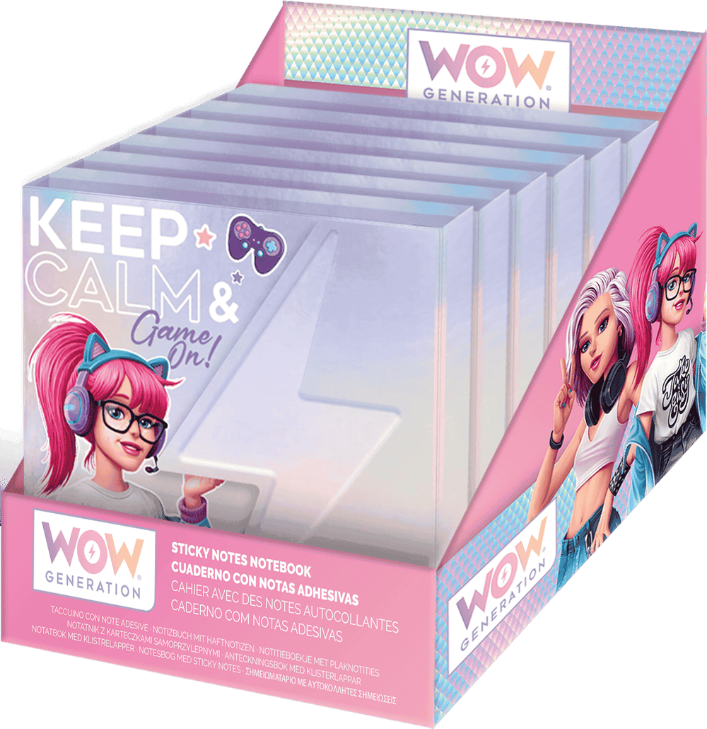 Wow Generation - Sticky Notes Notebook - Style May Vary - 1 Pc
