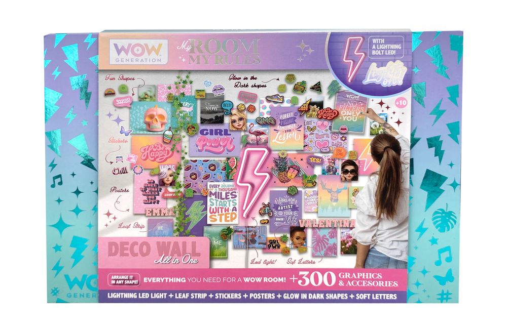 Wow Generation - DIY All-In-One Deco Wall Decor Kit - Multicolor