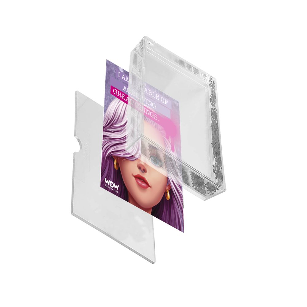 WOW Generation - Glitter Frame With Affirmation Cards - 1 Pc
