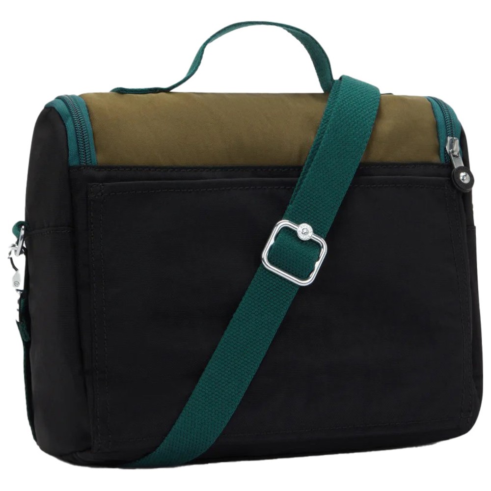 Kipling - Kichirou Lunch Bag With Trolley Sleeve - Black Khaki Block - Large