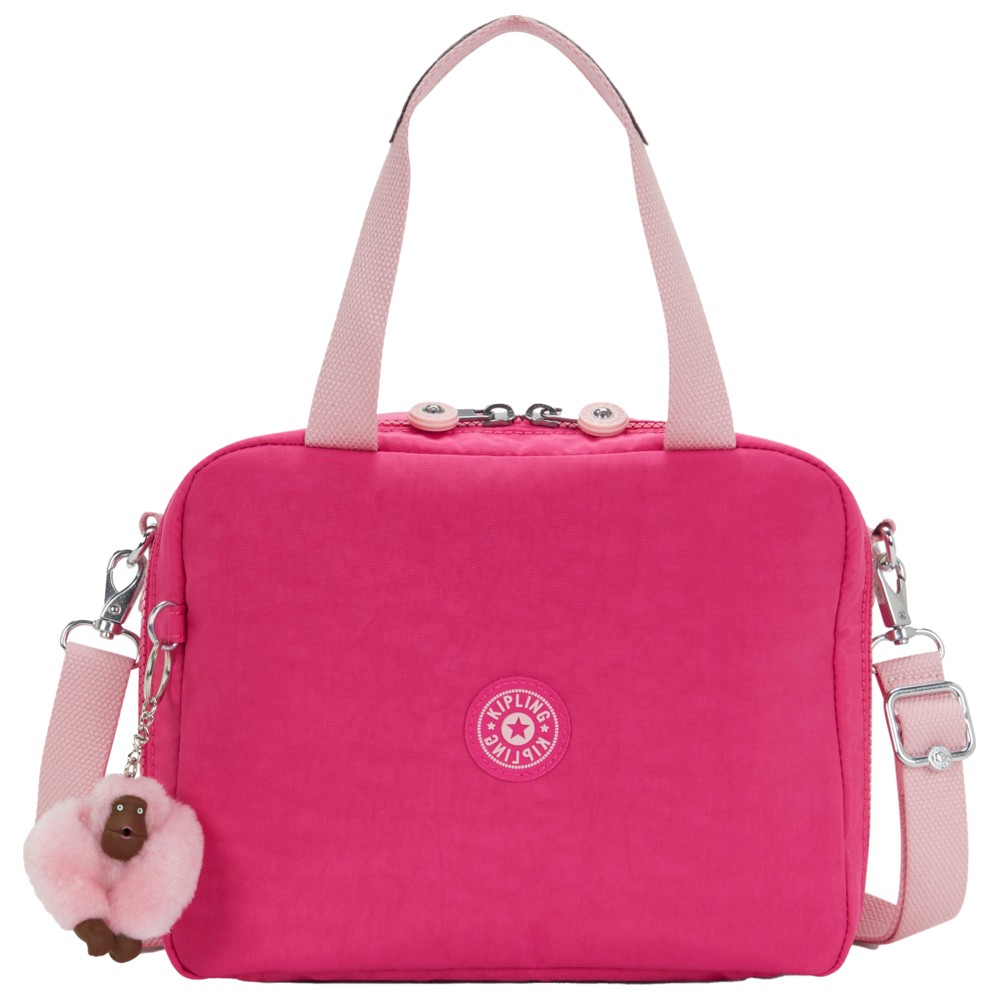 Kipling - Miyo Lunch Bag With Trolley Sleeve - Intense Rose - Large