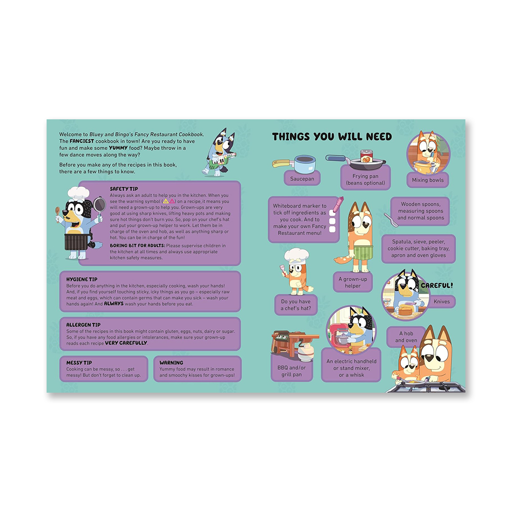 Penguin Random House Children's UK - Bluey And Bingo’s Fancy Restaurant Cookbook
