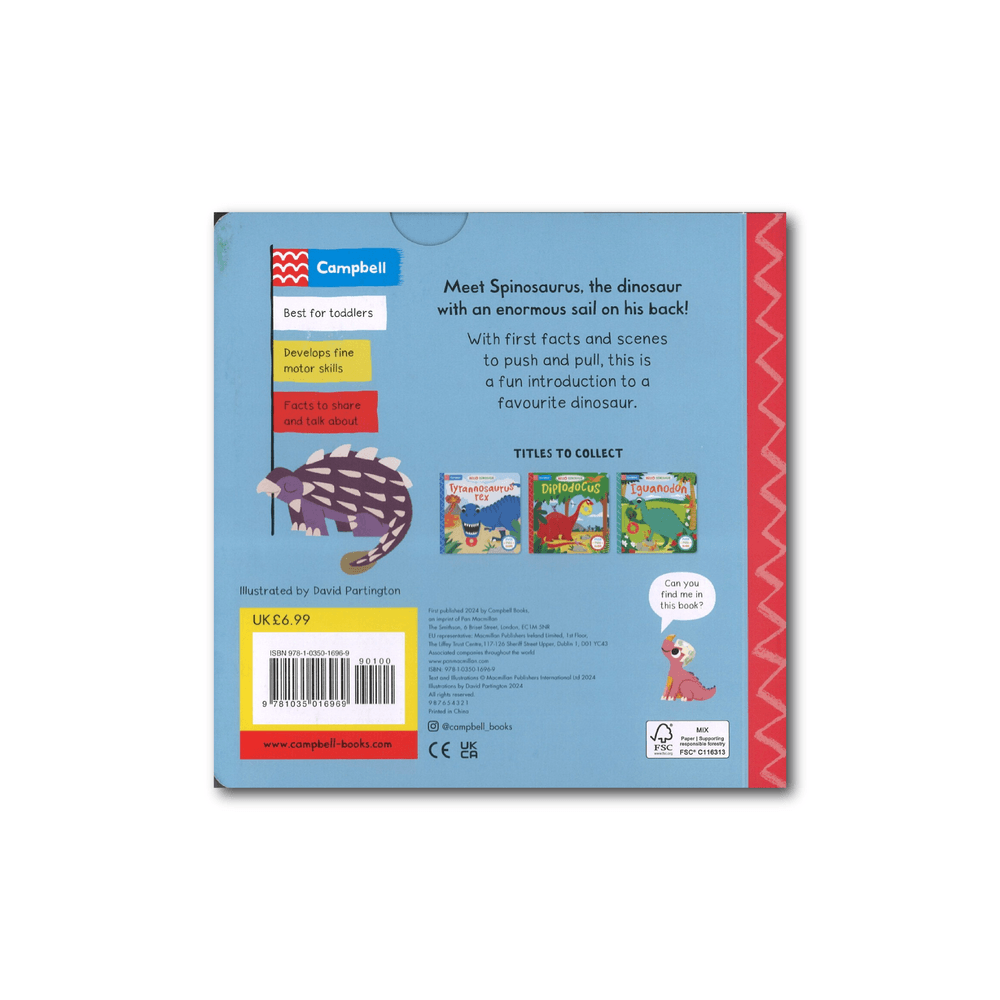 Spinosaurus - A Push Pull Slide Dinosaur Book