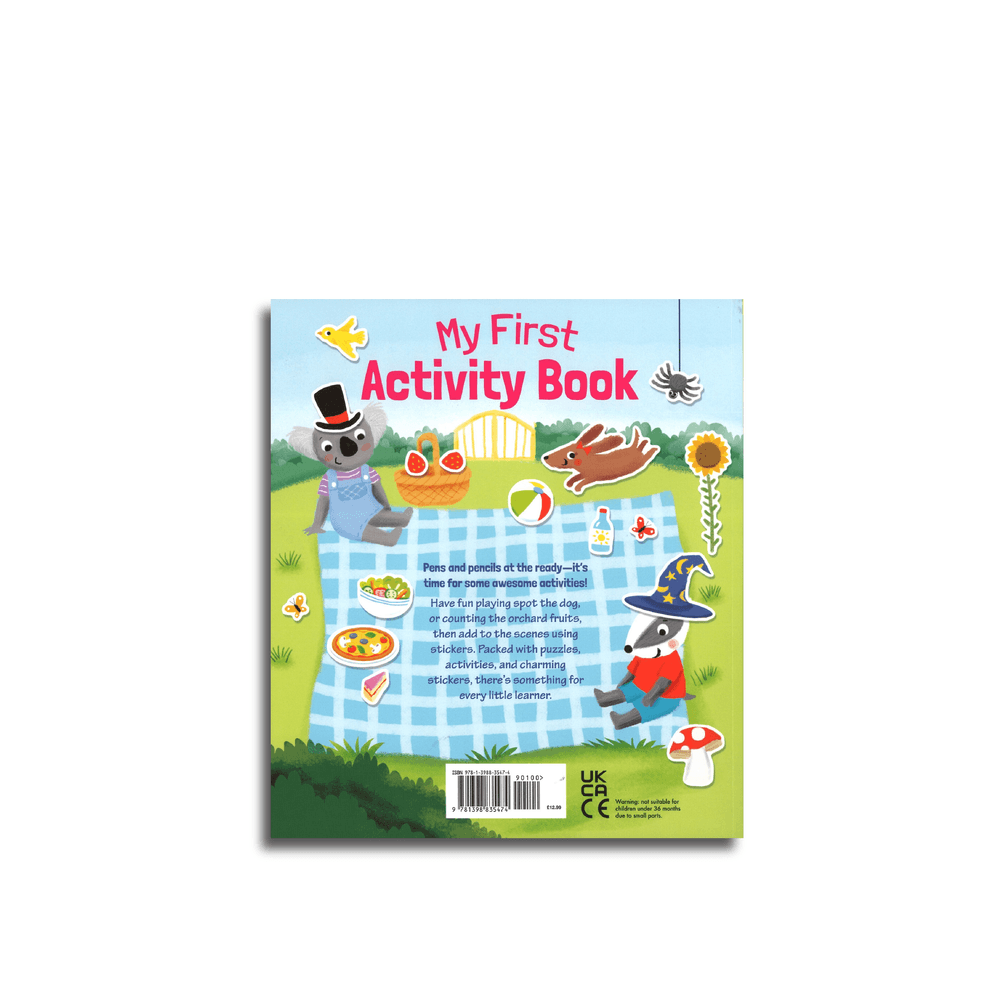 My First Activity Book With 120 Stickers
