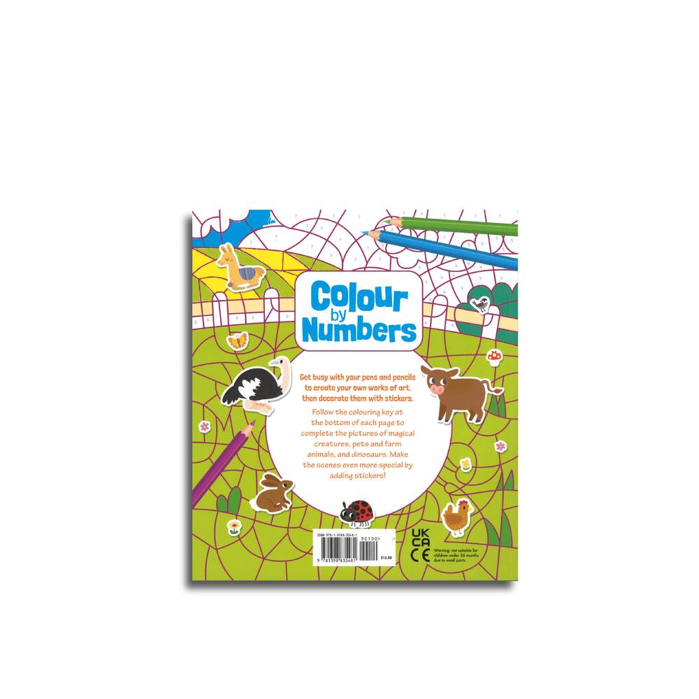 Colour By Numbers : Over 120 Stickers