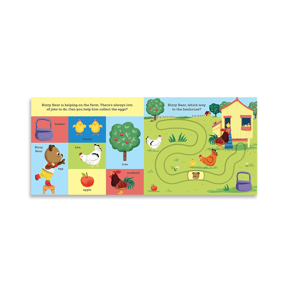 كتاب Bizzy Bear: Find And Follow On The Farm
