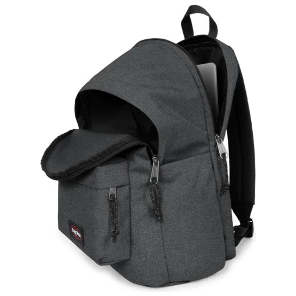 Eastpak - Day Office Backpack - Black Denim - 17-Inch