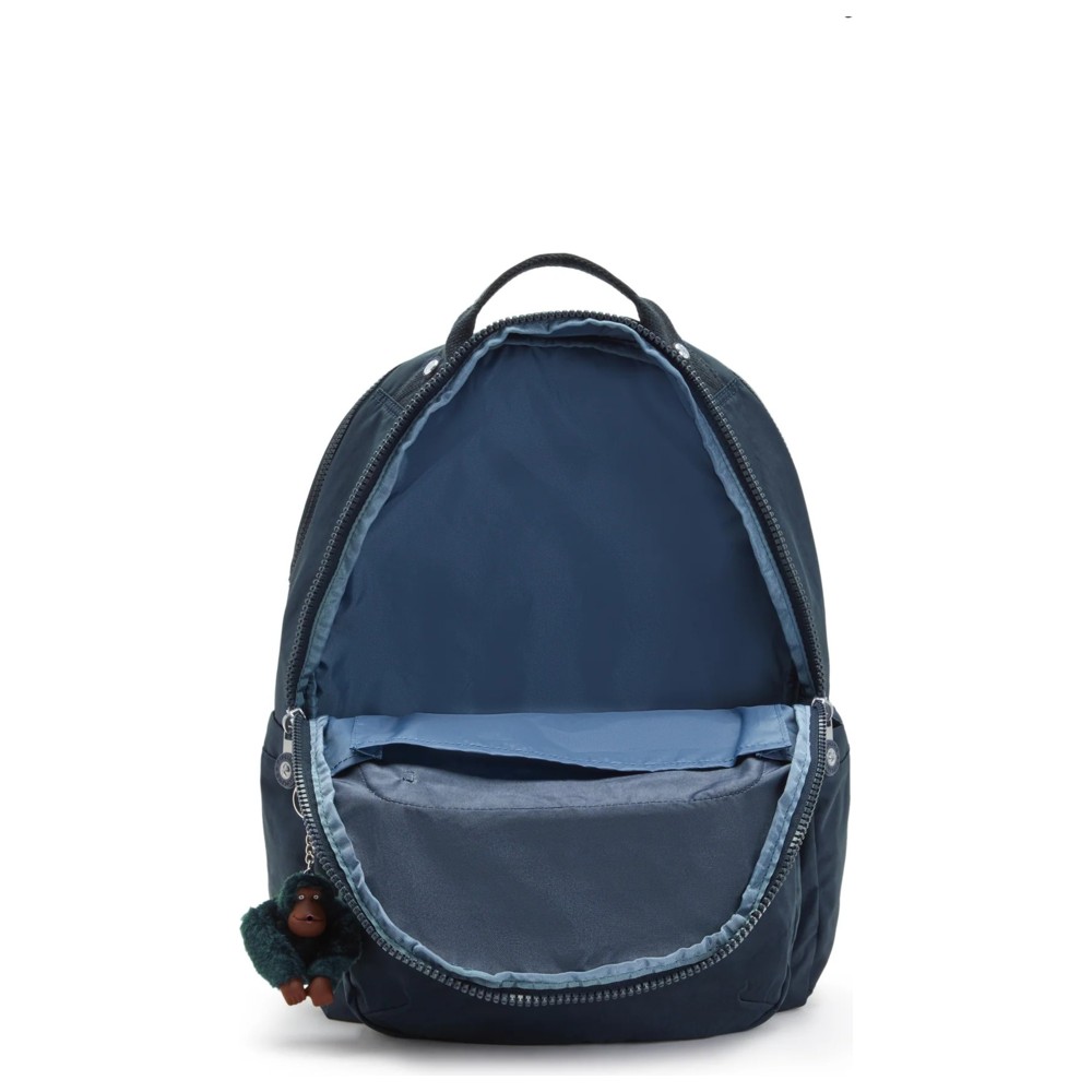 Kipling - Seoul Backpack With Laptop Compartment - True Blue Tonal - 17-Inch