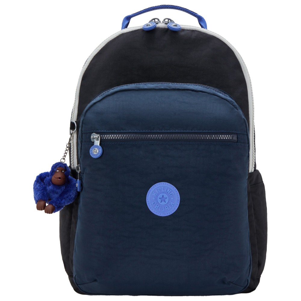 Kipling - Seoul Backpack With Laptop Compartment - True Block - 17-Inch
