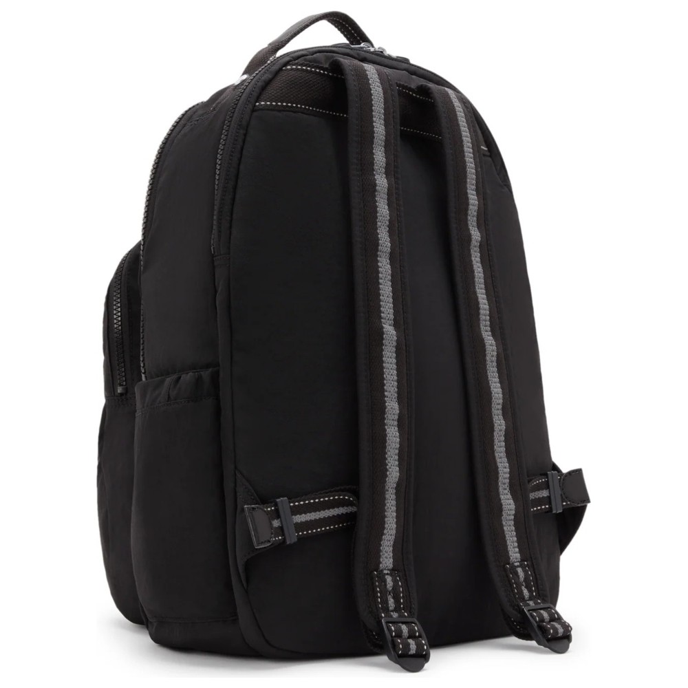 Kipling - Seoul Backpack With Laptop Compartment - True Black - 17-Inch