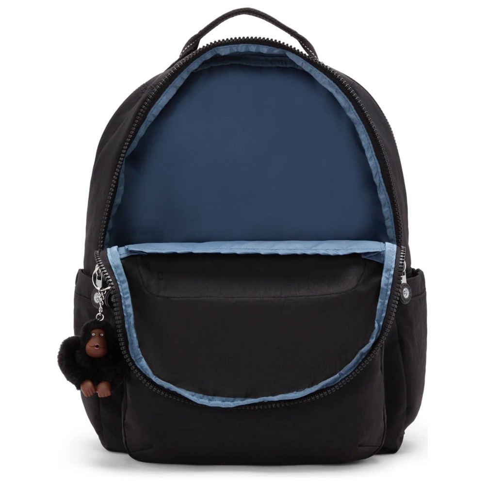 Kipling - Seoul Backpack With Laptop Compartment - True Black - 17-Inch