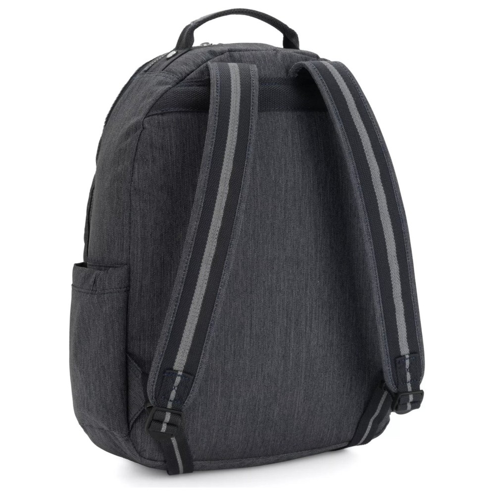 Kipling - Seoul College Extra Backpack - Marine Navy - 17-Inch