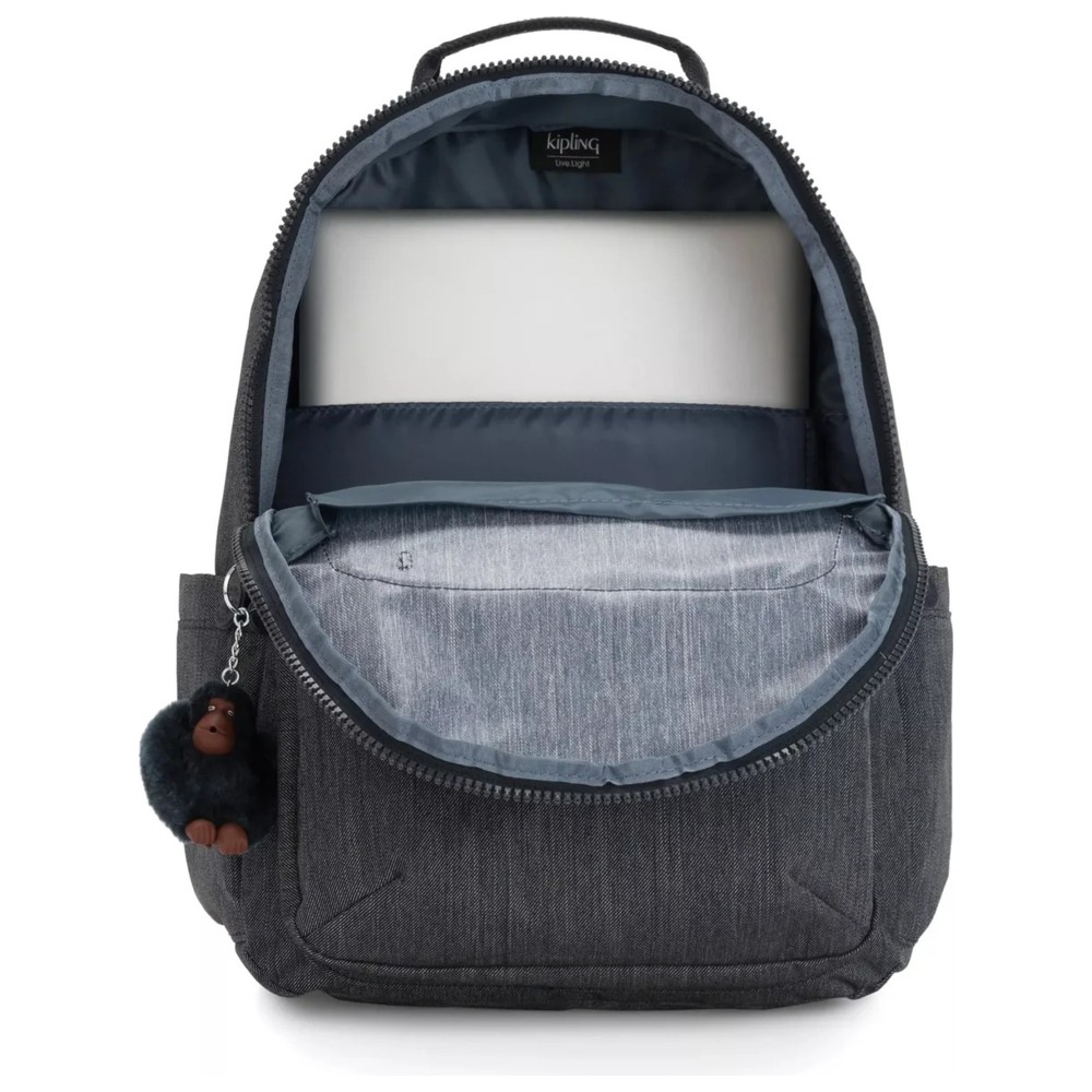 Kipling - Seoul College Extra Backpack - Marine Navy - 17-Inch