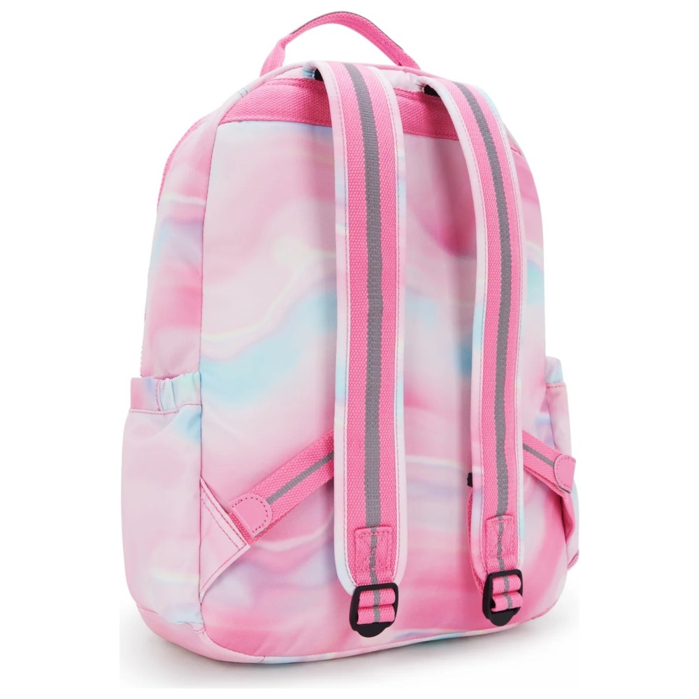 Kipling - Seoul Backpack With Laptop Compartment - Rose Glow - 17-Inch