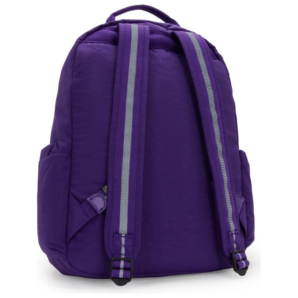 Kipling - Seoul Backpack With Laptop Compartment - Dark Purple - 17-Inch