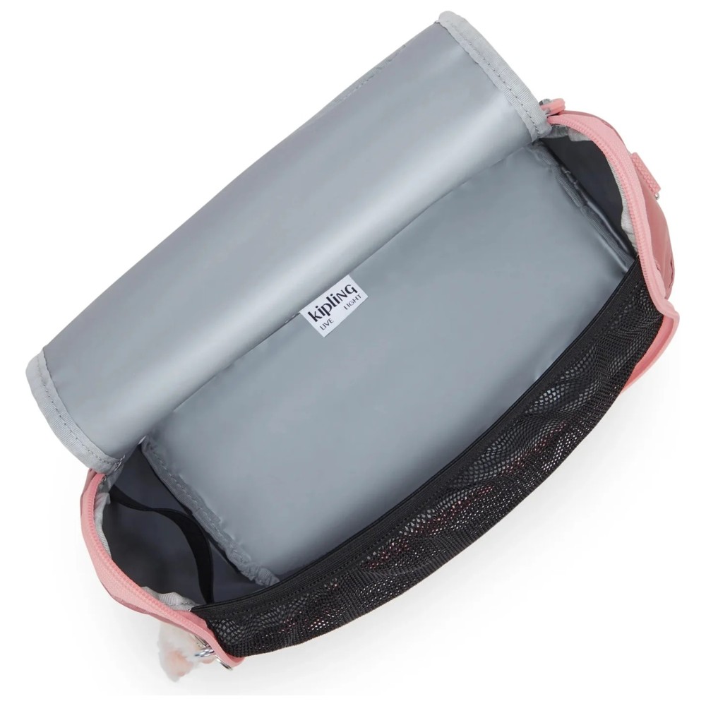 Kipling - Kichirou Lunch Bag With Trolley Sleeve - Bronze Pink Met - Large