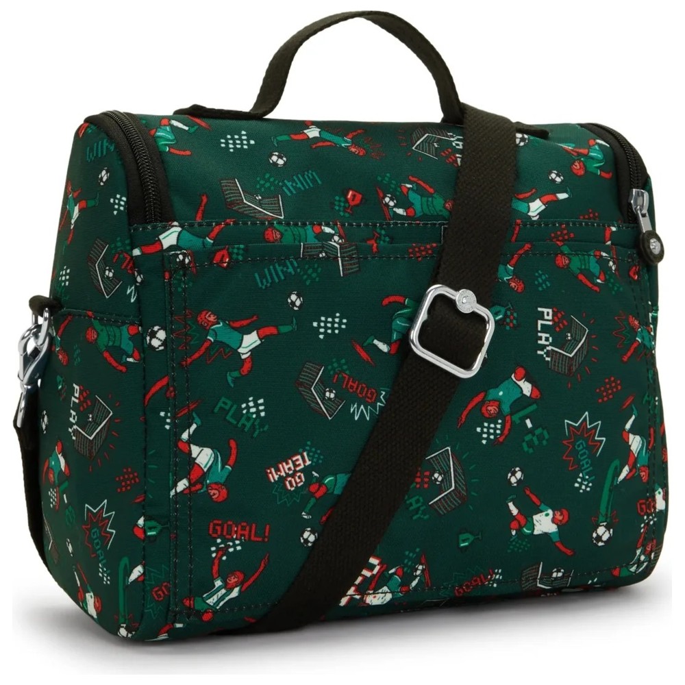 Kipling - Kichirou Lunch Bag With Trolley Sleeve - Soccer Print - Large
