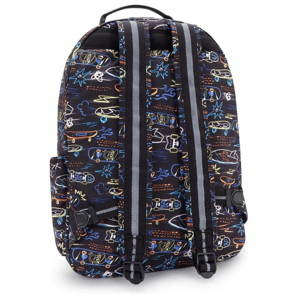 Kipling - Seoul Lap Backpack - Neon Skate - 17-Inch