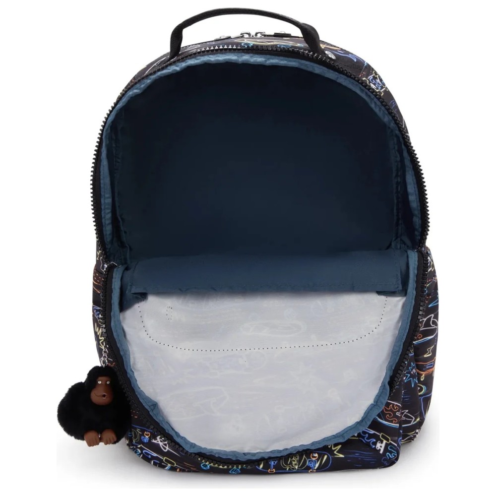 Kipling - Seoul Lap Backpack - Neon Skate - 17-Inch