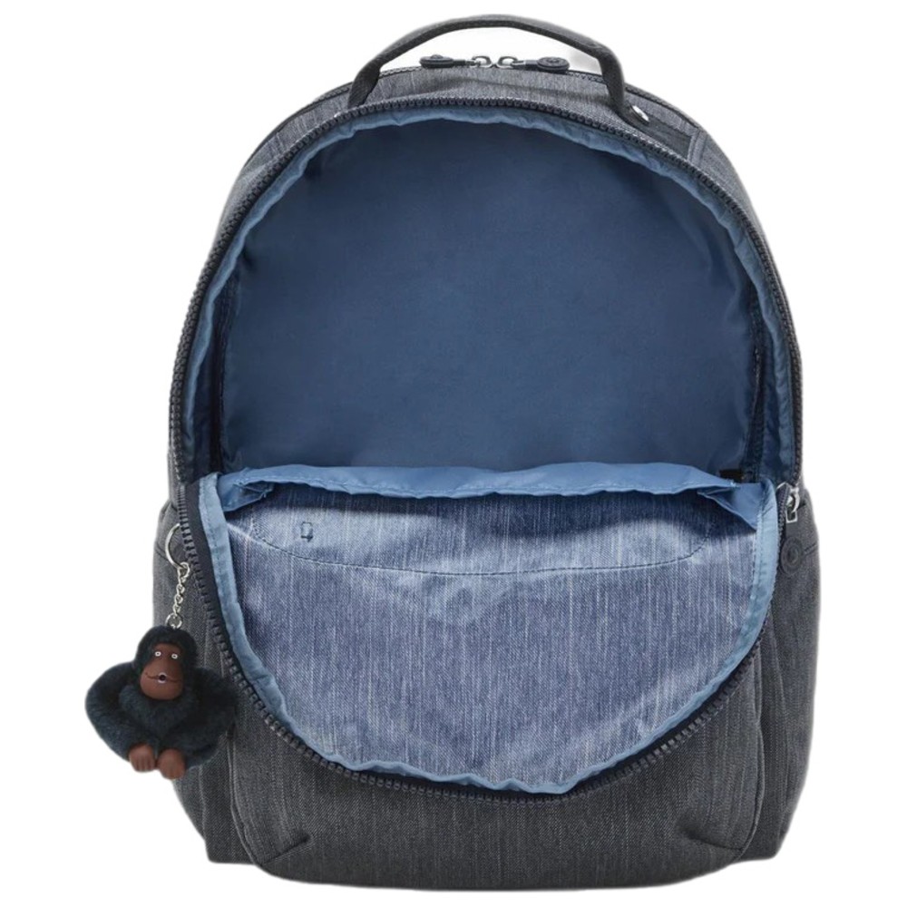 Kipling - Seoul Backpack With Laptop Compartment - Marine Navy - 17-Inch