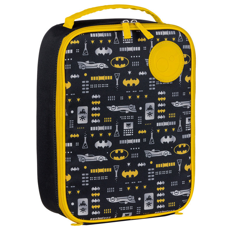 B.Box - Batman Flexi Insulated Lunch Bag - Yellow/Black