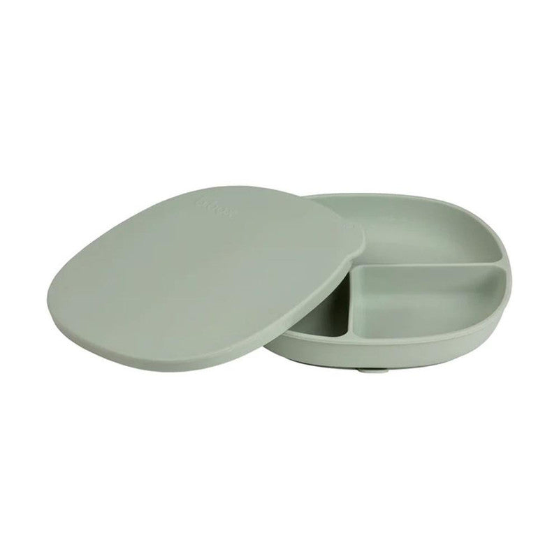 B.Box Silicone Plate With Lid - Sage