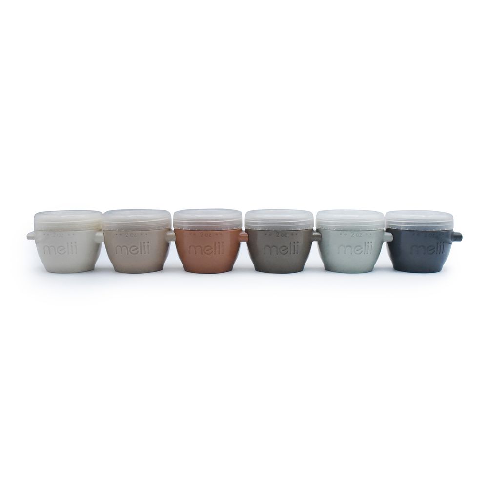 Melii Snap And Go Pods - Earth Tones - 6 Pcs - 57ml