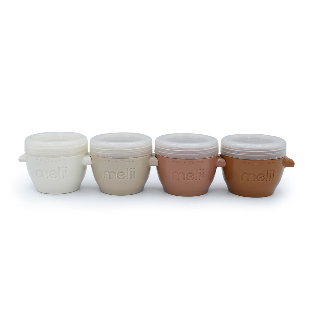 Melii Snap & Go Pods 4 0z - Neutrals - 4pcs