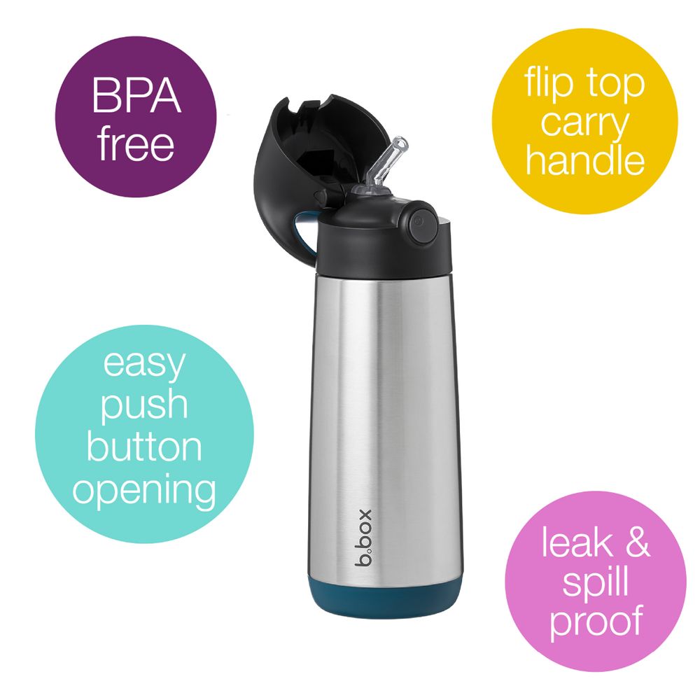 B.box - Stainless Steel Insulated Drink Bottle - 500 ml