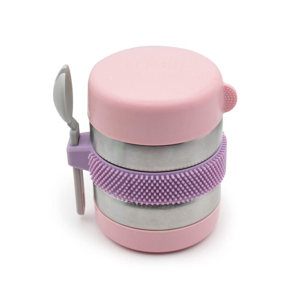 Melii Fidget Thermose Insulated Food Jar - Pink - 300ml
