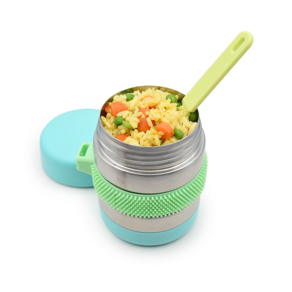 Melii Fidget Thermose Insulated Food Jar - Turquoise - 300ml