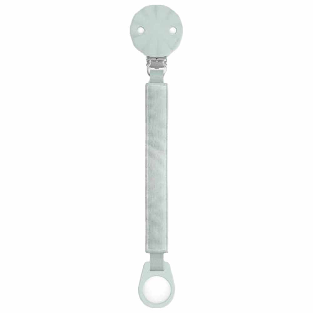 Suavinex - Baby Pacifier Clip Made of Soft Fabric 0+ Months - Green