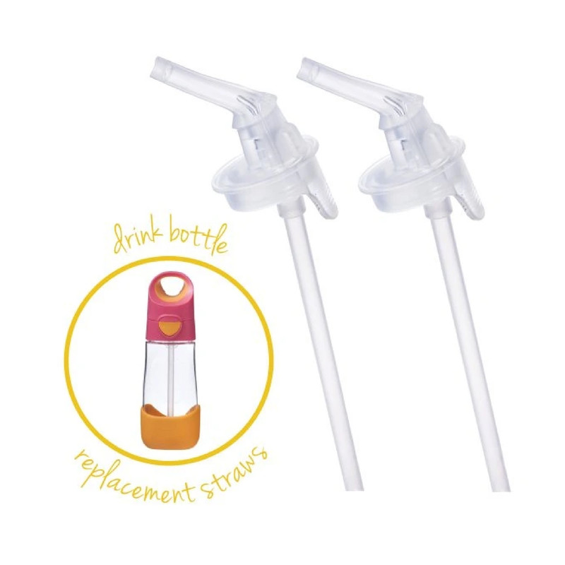 B.Box - Tritan Drink Bottle Replacement Straw Pack - 2 Pcs