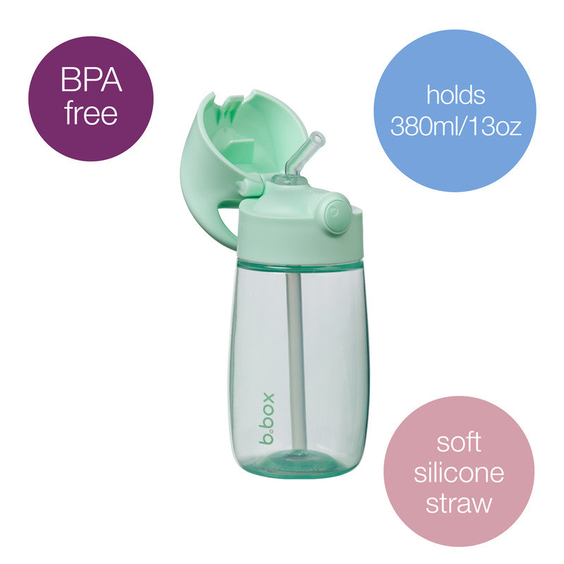B.Box - Junior Drink & Water Bottle - Spearmint - 450ml