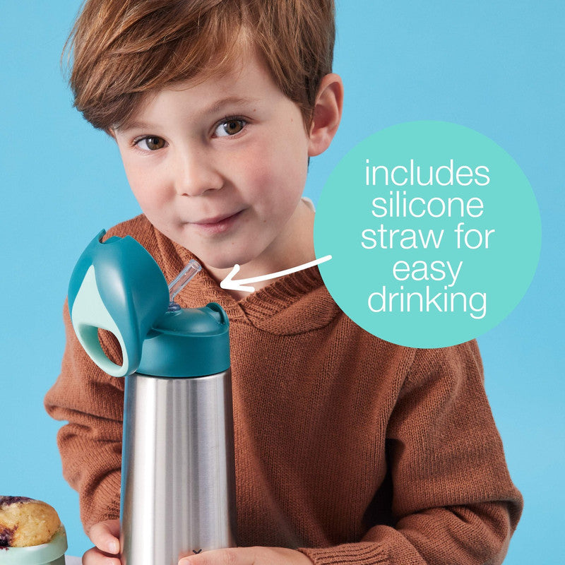 B.box - Stainless Steel Insulated Water Bottle - Blush - 500ml