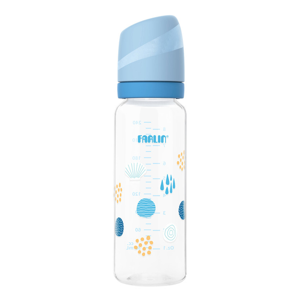 Farlin Grow With Colours PP Standard Neck Feeding Bottle - 240 ml