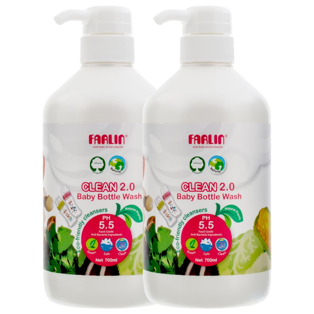 Farlin - Baby Bottle Wash - 700ml - 2 Pcs