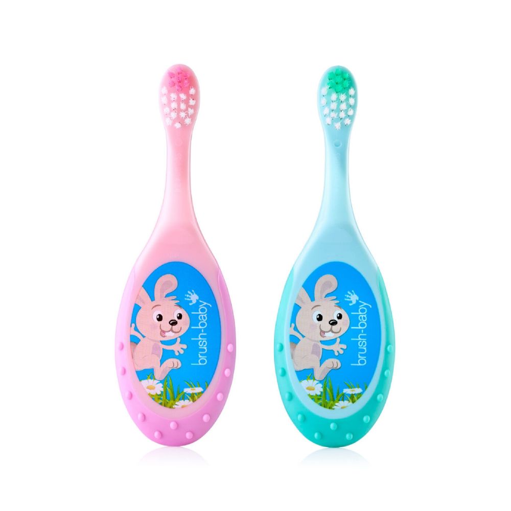 Brush Baby - Flossbrush - Multicolor - Color May Vary