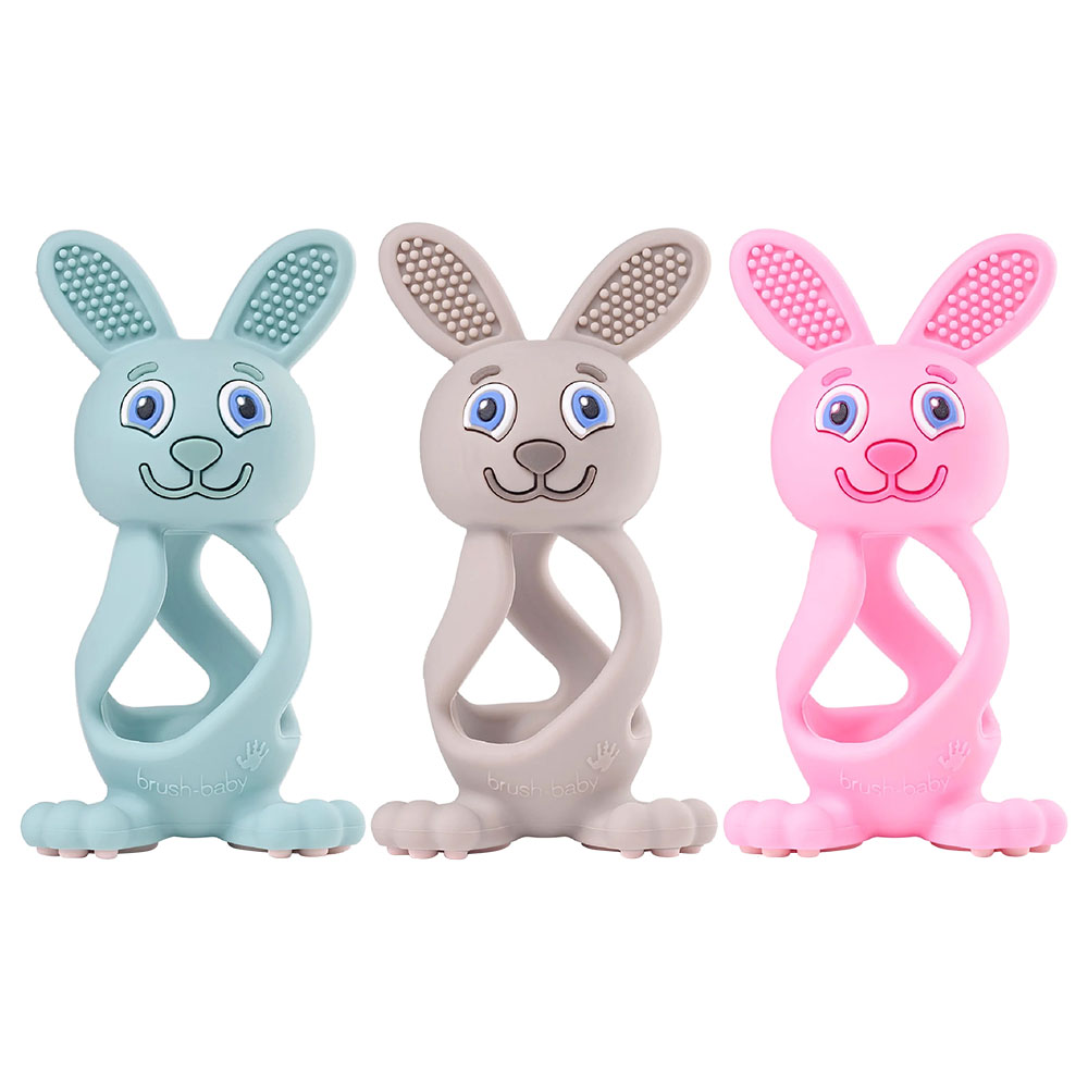 Brush Baby - Bobbie Bunny Baby Teether Toy