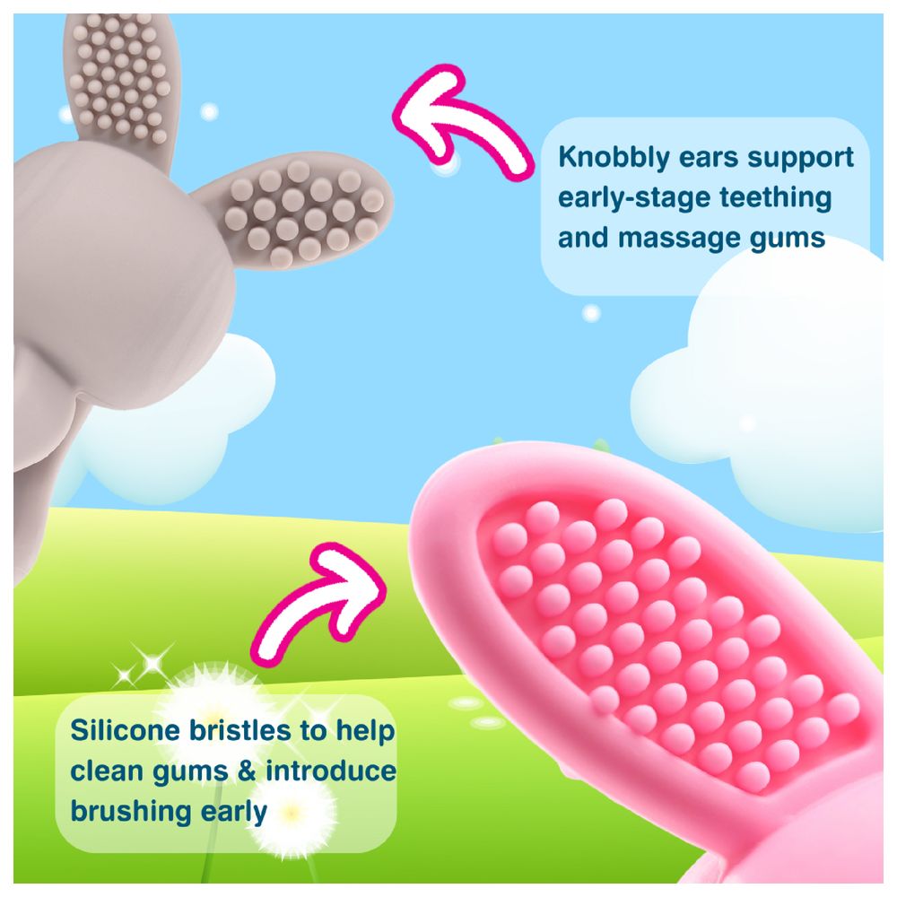 Brush Baby - Bobbie Bunny Baby Teether Toy