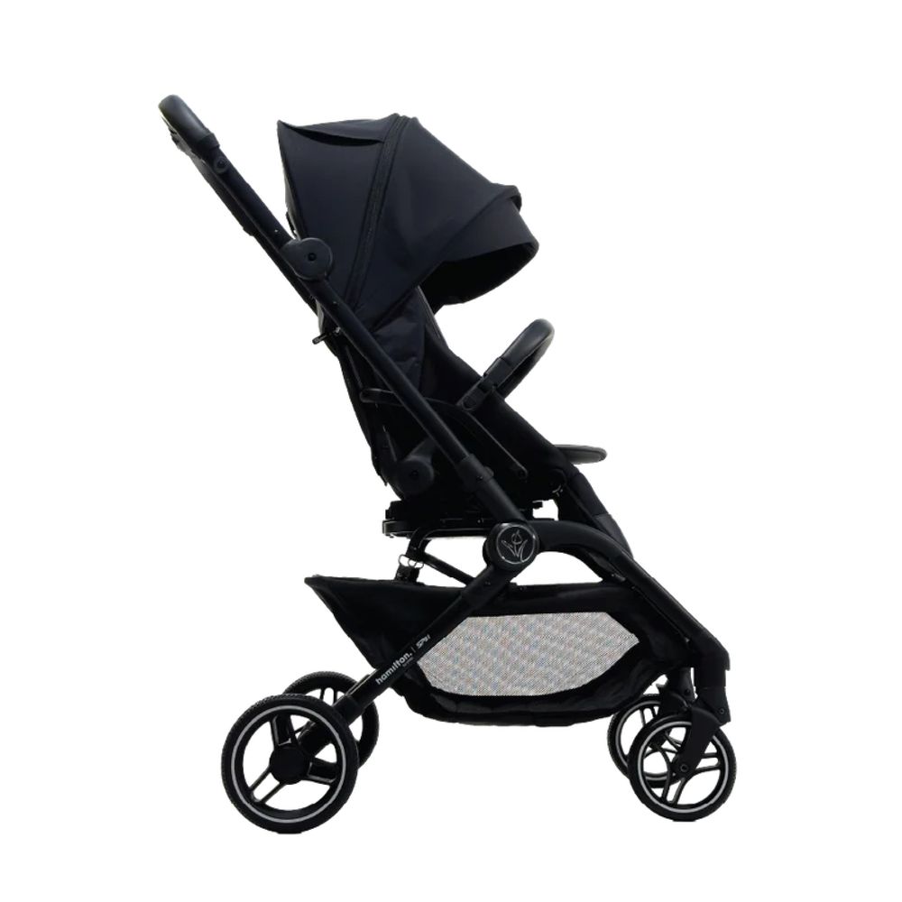 Hamilton - Spin Baby Stroller With 360 Degrees Rotational Seat - Black
