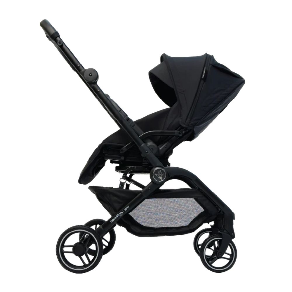 Hamilton - Spin Baby Stroller With 360 Degrees Rotational Seat - Black