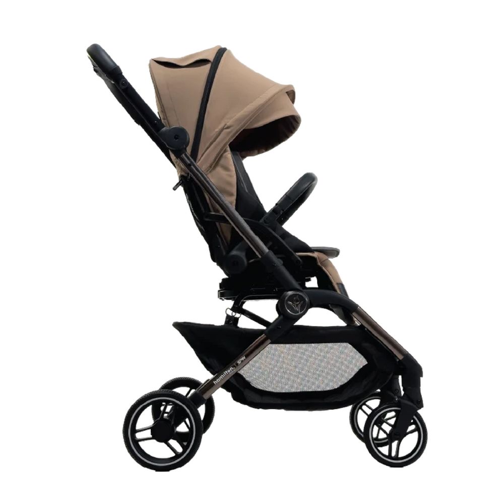 Hamilton - Spin Baby Stroller With 360 Degrees Rotational Seat - Khaki