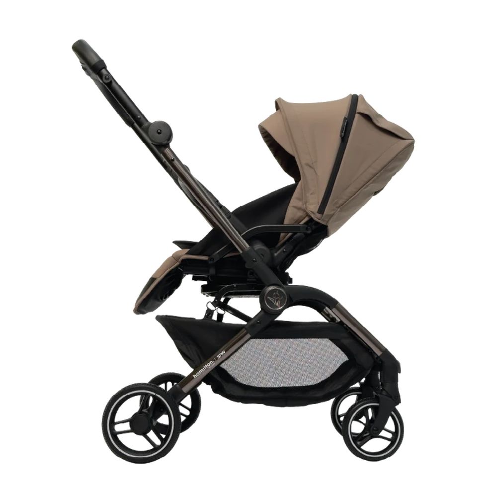 Hamilton - Spin Baby Stroller With 360 Degrees Rotational Seat - Khaki