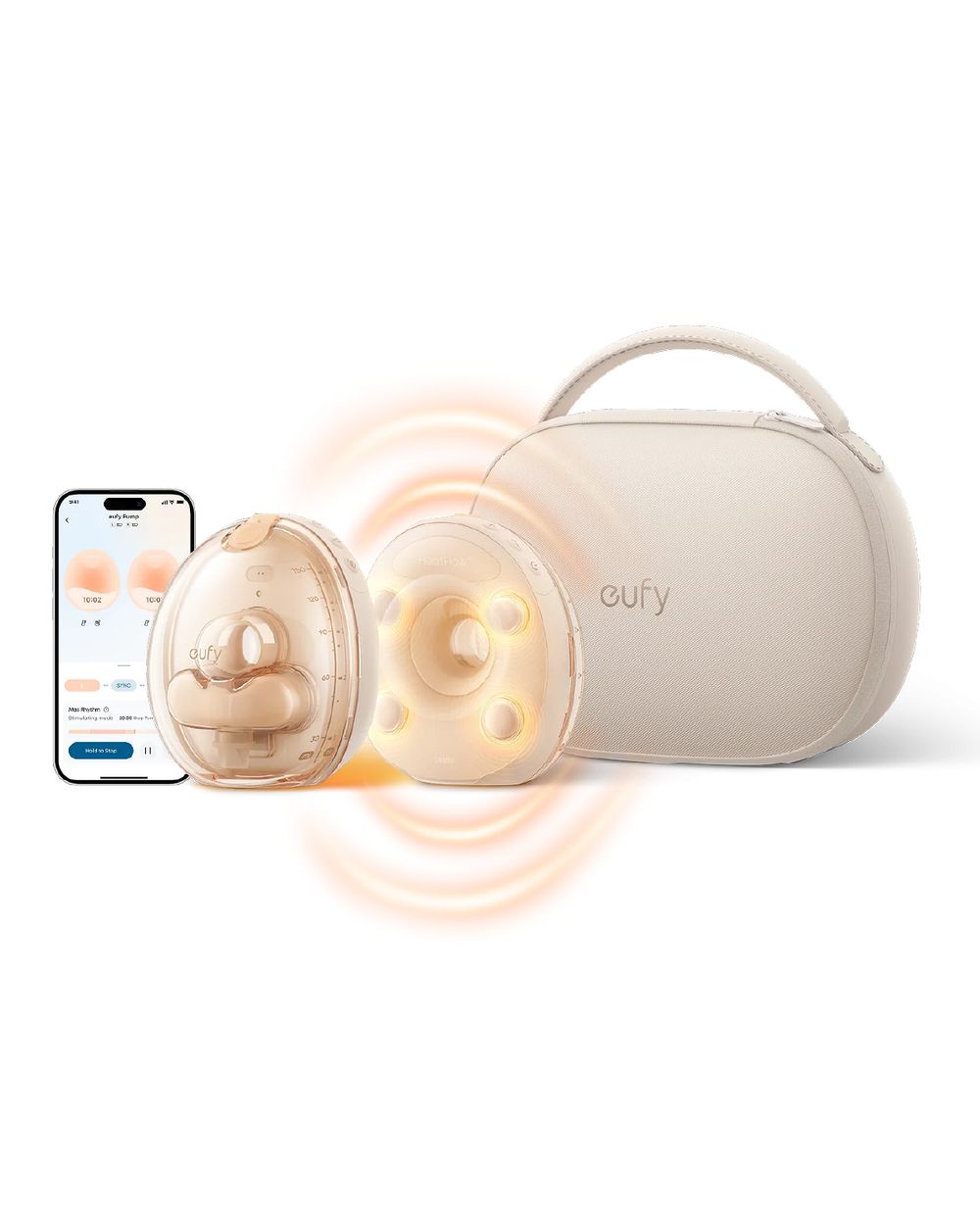 Eufy - Wearable Breast Pump S2 Pro - White