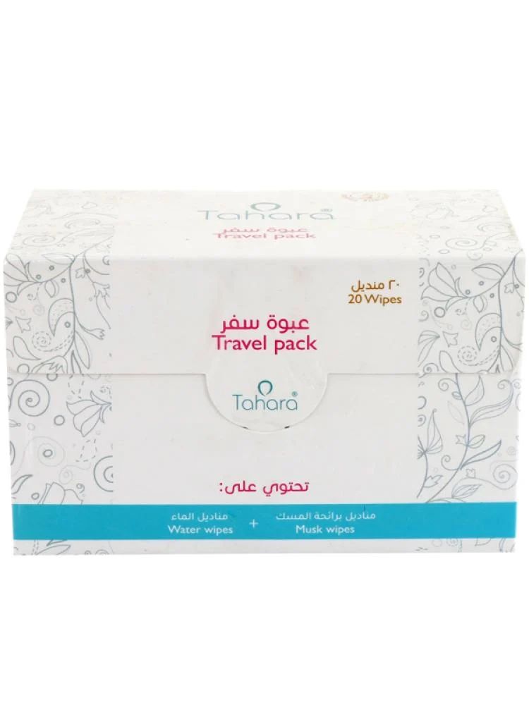Tahara - Water & Musk Wipes - Pack of 2 - 20 Wipes
