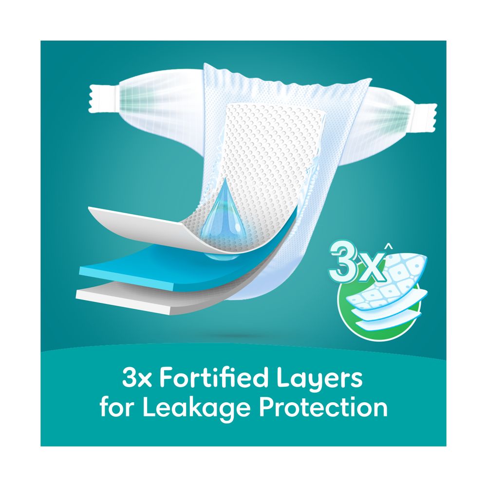 Pampers - Rash Protection Taped Diapers - Mega Pack - Size 3 - 6-10 kg - 68 Pcs
