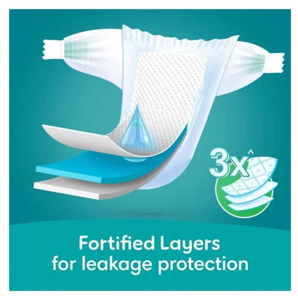 Pampers - Rash Protection Baby Diapers - Jumbo Box - Size 6 - 13+ Kg - 58 Count